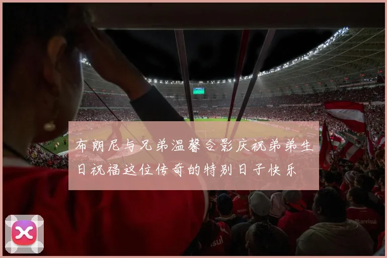 布朗尼与兄弟温馨合影庆祝弟弟生日祝福这位传奇的特别日子快乐